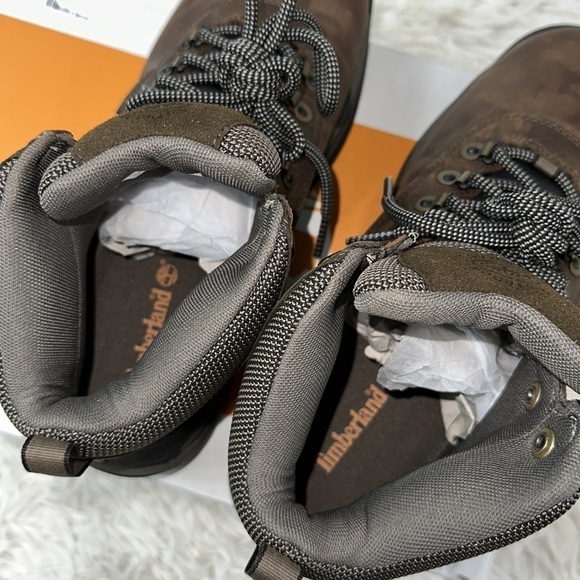 NIB Timberland White Ledge Mid Ankle Boot Dark Brown - Picture 10 of 12